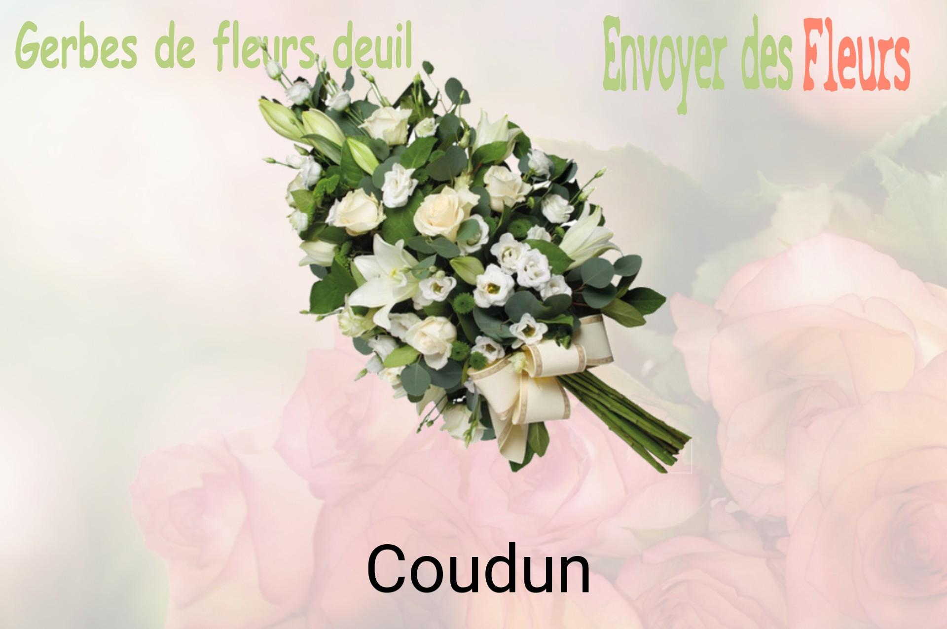 Gerbe de fleurs de deuil livrée à Coudun